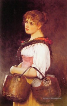  dame Peintre - La femme laitière Eugène de Blaas